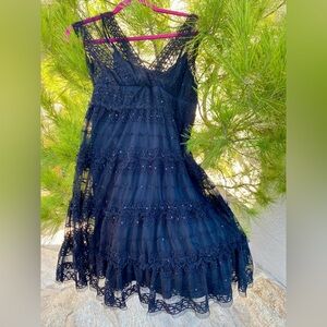 Elegant Black Lace Dress